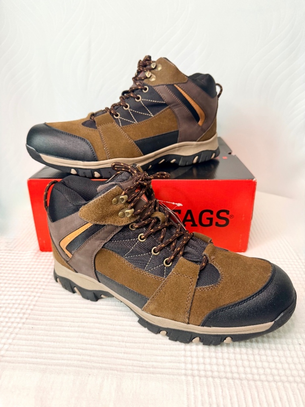 Deer Stags Anchor2 Hiker Boots Brown , 12W